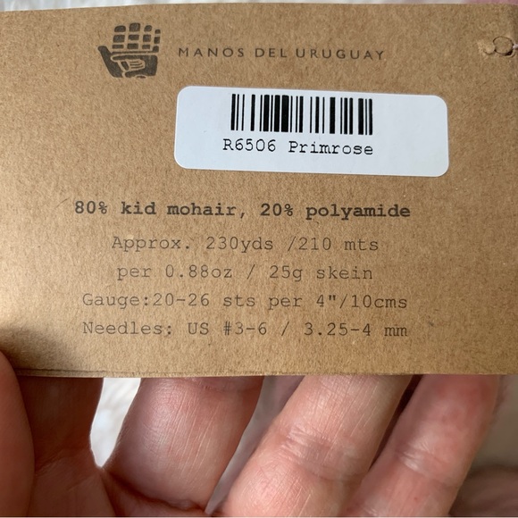 Manos Del Uruguay CABRITO Lace Kid Mohair 2 New Skeins - Picture 7 of 8